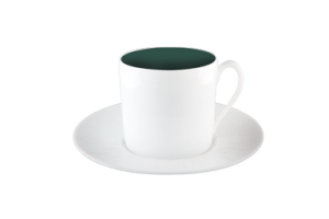 Haviland Infini Teal Coffee Saucer